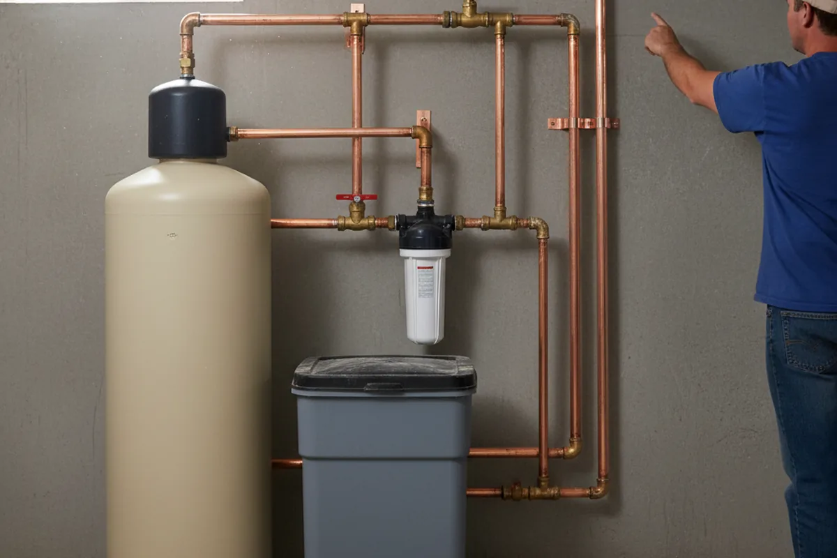 Whole-house water treatment system installed in Brightwood
